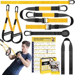 MB MBEAU Resistance Training Straps Kit with Handles