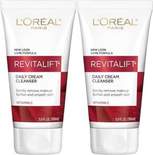 L'Oreal Paris Revitalift Cream Cleanser Face Wash, Vitamin C 5 fl. oz