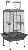 Yaheetech Rolling Play Top Parrot Bird Cage