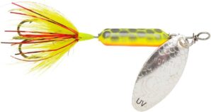 Yakima Bait Rooster Tail Spinner Lure, UV Tinsel