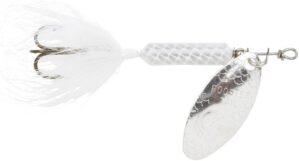 Yakima Bait Rooster Tail Spinner Lure, White