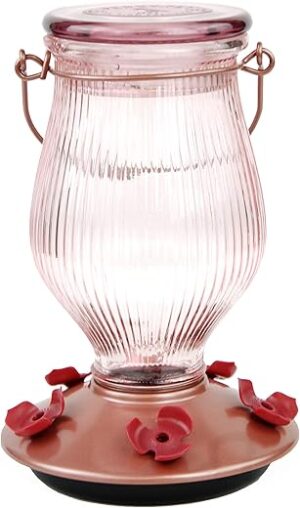 Perky-Pet Rose Gold Top-Fill Hummingbird Feeder 9104-2