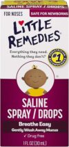 Little Remedies Saline Spray And Drops, Newborn Safe