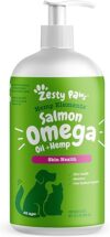 Zesty Paws Salmon Omega Oil With Hemp For Pets