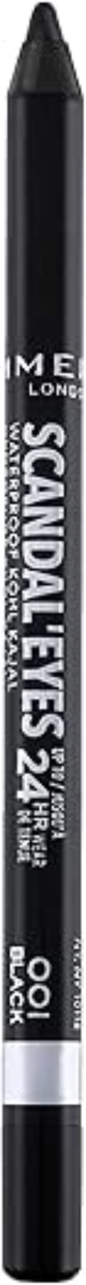 Rimmel Scandaleyes Waterproof Gel Eyeliner, 001 Black