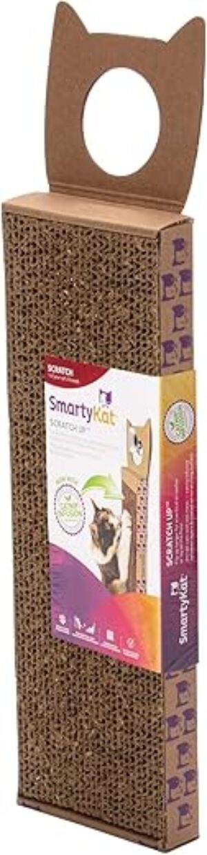 SmartyKat Scratch Up Hanging Cat Scratcher, Brown