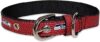Pets First Seattle Seahawks Leather Dog Collar, Small