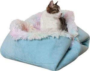 Furhaven Self-Warming Convertible Cat Bed, Large