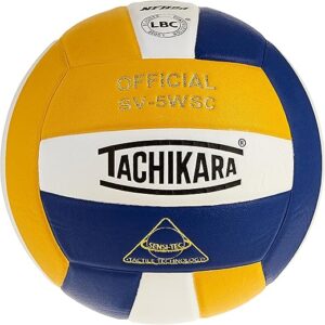 Tachikara Sensi-Tec Composite Volleyball (Royal/White/Gold)
