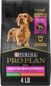 Purina Pro Plan Sensitive Skin & Stomach Dog Food, Small Breed