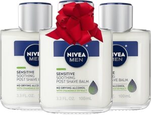 Nivea Men Sensitive Soothing Post Shave Balm, Alcohol Free