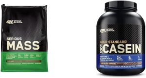 Optimum Nutrition Serious Mass & Micellar Casein Protein Powder