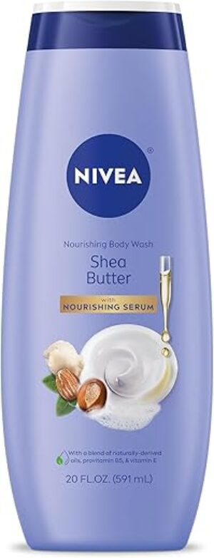NIVEA Shea Butter Moisturizing Body Wash, 20 Fl Oz