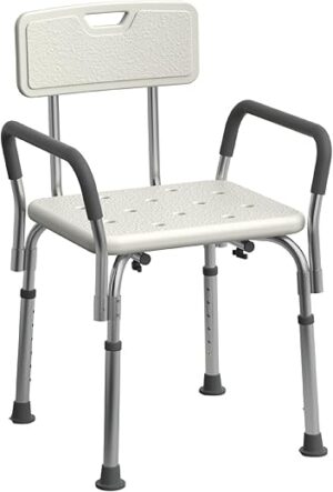 Medline Shower Chair With Padded Armrests And Back