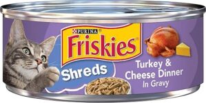 Friskies Shreds Turkey Cheese Dinner Wet Cat Food