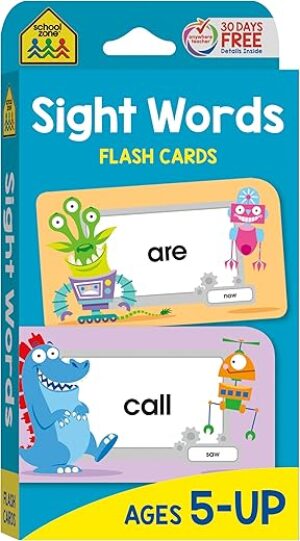 Sight Words Flash Cards - Ages 5+