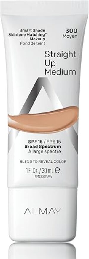 Almay Skintone Matching Foundation, SPF 15, 300 Medium