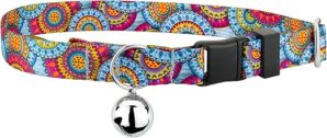 Country Brook Petz Sky Mandala Cat Collar - Groovy Collection