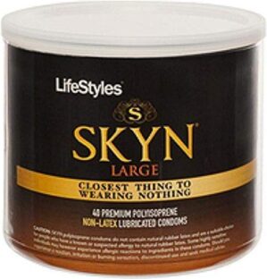 LifeStyles Skyn Large Non-Latex Condoms Bowl
