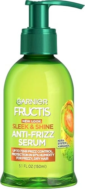 Garnier Sleek & Shine Anti-Frizz Serum, Argan Oil