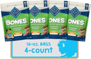 Blue Buffalo Small Natural Dog Treats, Crunchy Biscuits