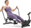 Sunny Health & Fitness Smart Compact Full Motion Rowing Machine
