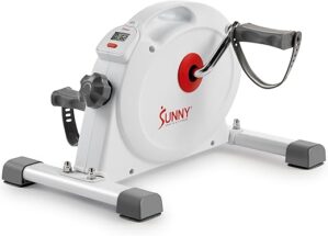 Sunny Health & Fitness Smart Exercise Bike & Under Desk Pedal Exerciser