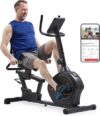 Sunny Health & Fitness Smart Recumbent Bike Exercise Machine, 350LB Capacity