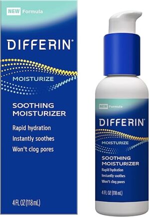 Differin Soothing Face & Body Lotion, 4 oz