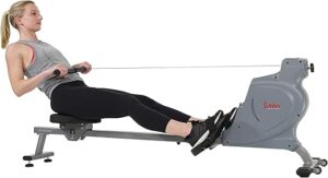 Sunny Health & Fitness Space Efficient Magnetic Rowing Machine