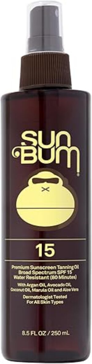 Sun Bum SPF 15 Vegan Tanning Oil, 8.5 oz