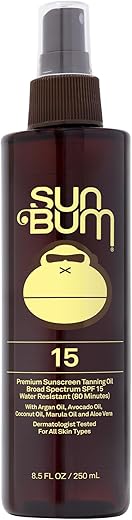 Sun Bum SPF 15 Vegan Tanning Oil, 8.5 oz