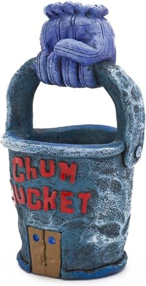 Penn-Plax Spongebob Aquarium Ornament - Chum Bucket