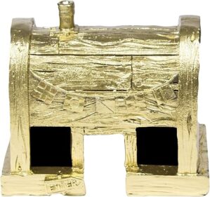 Penn-Plax Spongebob Krusty Krab Golden Aquarium Ornament