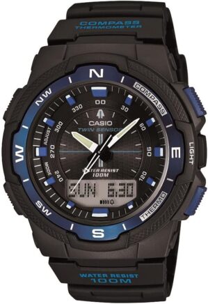 Casio Sports Japanese-Quartz Watch, Black, SGW500H-2BV