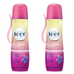 Veet Spray On Hair Removal Cream, 5.1 oz