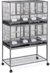 Yaheetech Stackable Divided Breeder Bird Cage