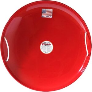 Flexible Flyer Steel Saucer Snow Sled With Handles