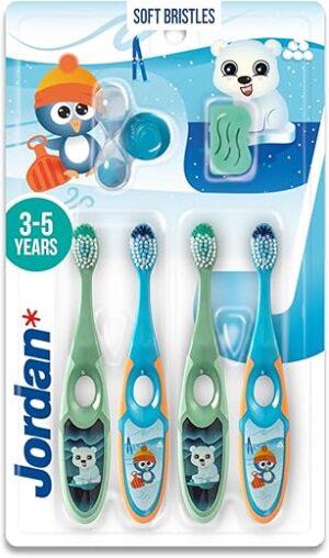 Jordan* Step 2 Kids Toothbrush, Soft Bristles
