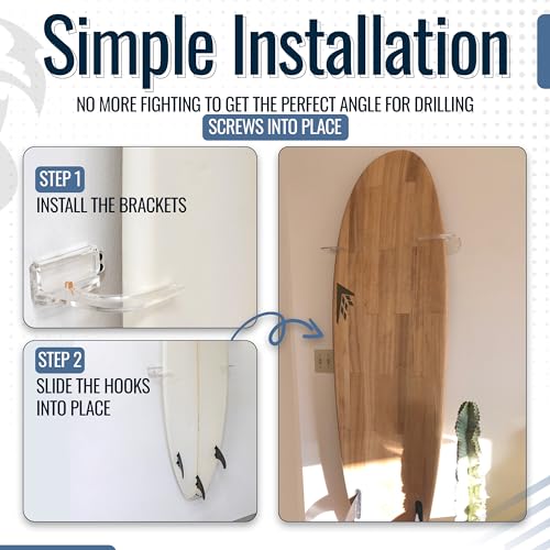 StoreYourBoard Floating Surfboard Wall Mount Display - Image 4