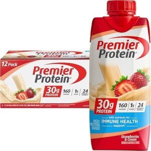 Premier Protein Strawberries & Cream Protein Shake, 30g