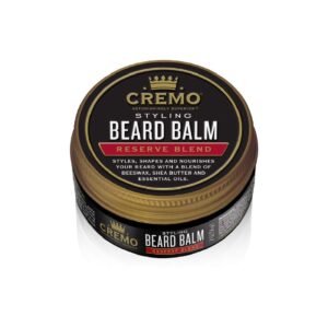 Cremo Styling Beard Balm, Distiller's Blend, 2 Ounce