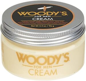 Woody’s Styling Cream For Curly/Wavy Hair, 3.4 oz