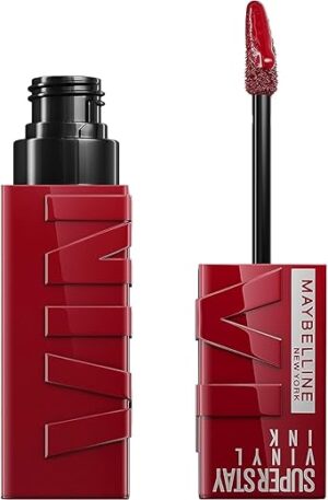 MAYBELLINE Super Stay Vinyl Ink Liquid Lipcolor, Cranberry Red