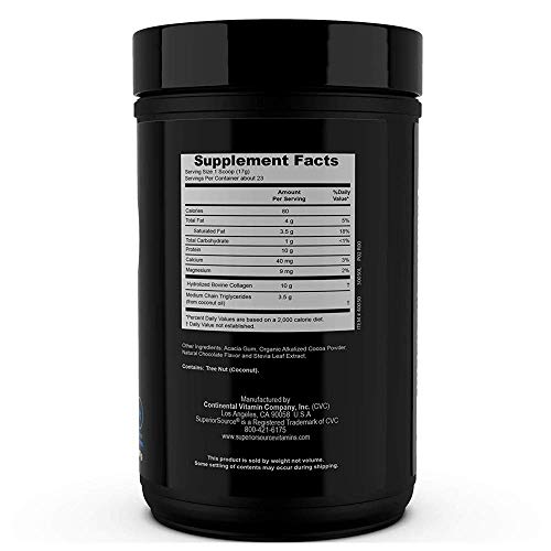Superior Source Keto Collagen Protein Powder Chocolate, 14 Oz - Image 2