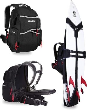 Koraloc Surf Backpack - Hands Free Surfboard Bag