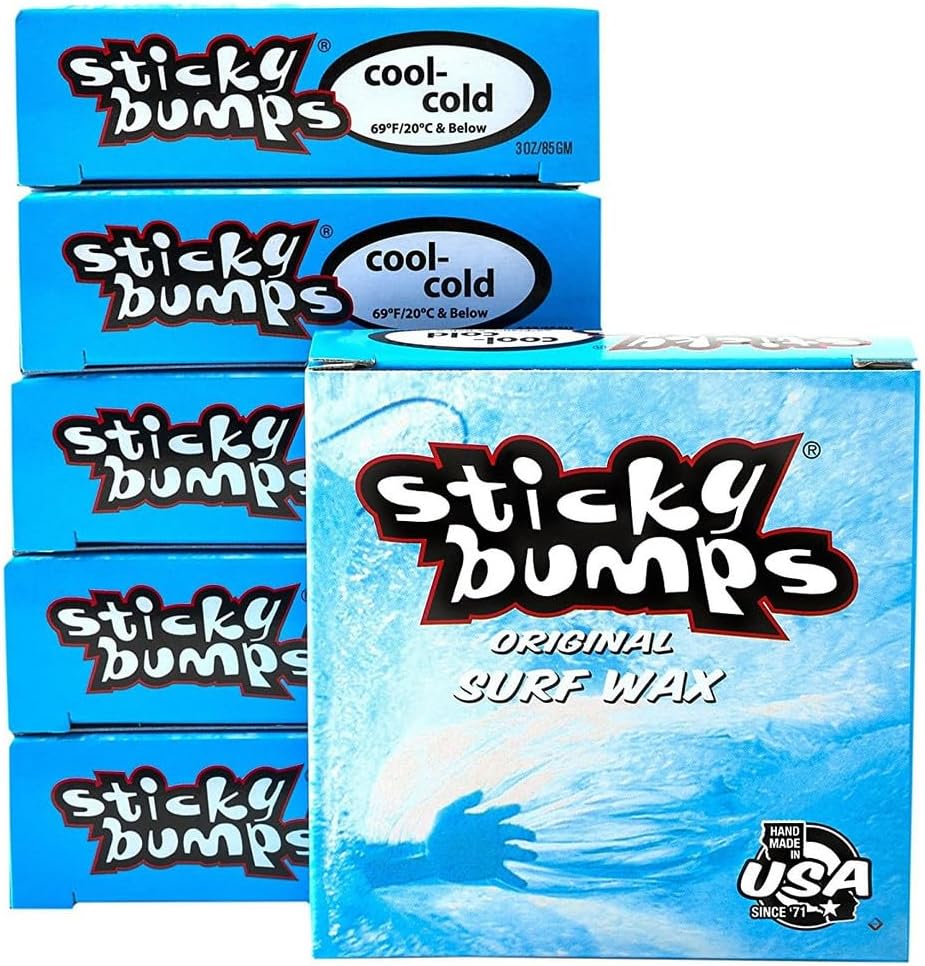 Sticky Bumps Surf Wax (Cool/Cold, 6 Pack)