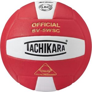 Tachikara SV-5WSC Volleyball Red/White (EA)