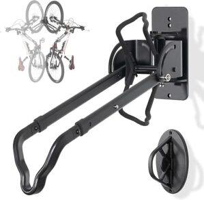 CyclingDeal Swivel Bike Wall Mount Rack - Vertical