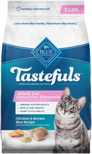 Blue Buffalo Tastefuls Natural Dry Cat Food, Chicken & Rice